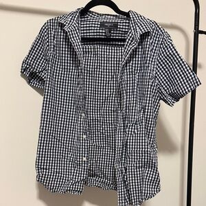 Forever 21 Black and White Checkered Shirt